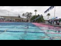 Vivek 25m back swimming