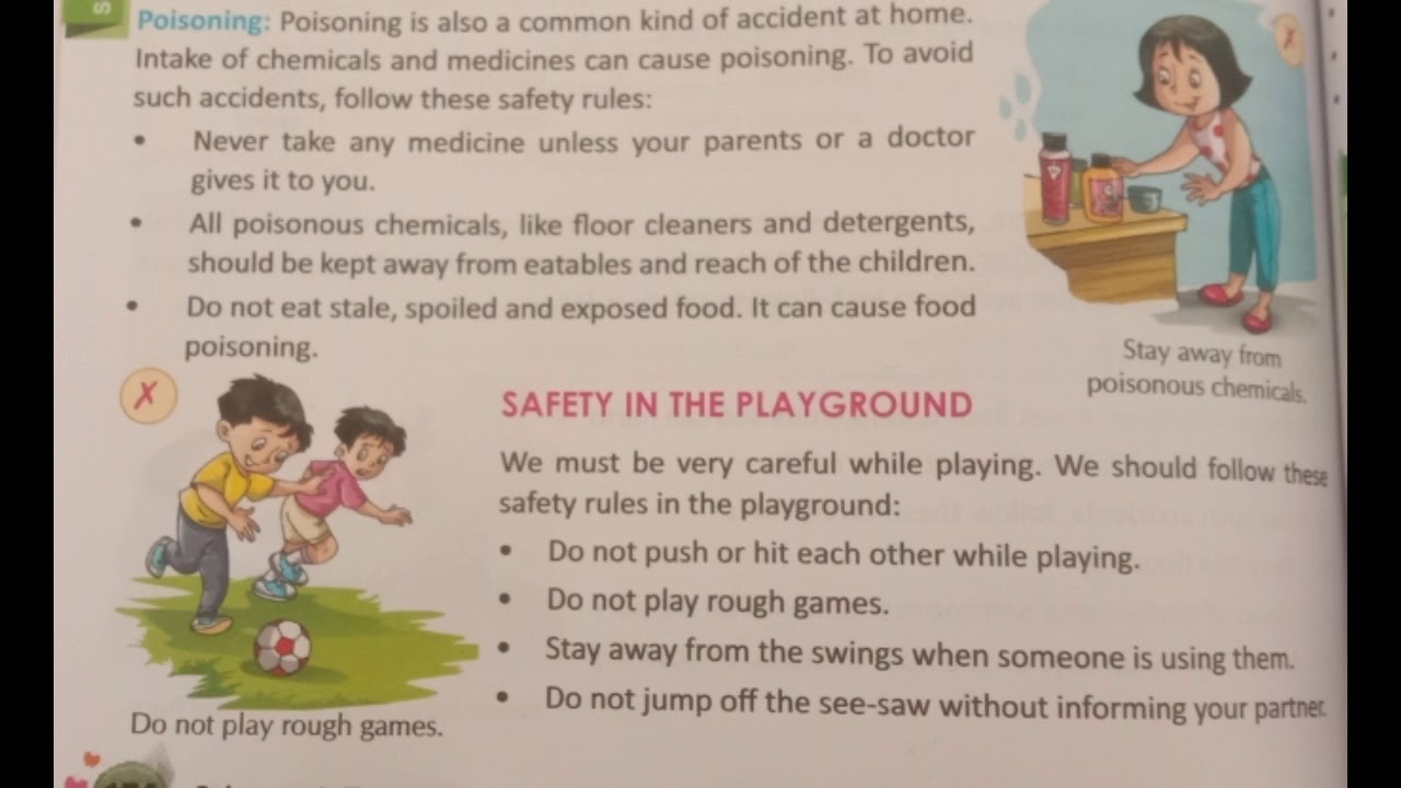 safety and first aid CBSE CLASS 4 - YouTube