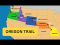 Oregon trails history of american westward explained on maps