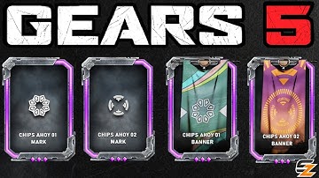 GEARS 5 Customization - Exclusive Chips Ahoy Marks, Banners & How to get them in Gears 5!