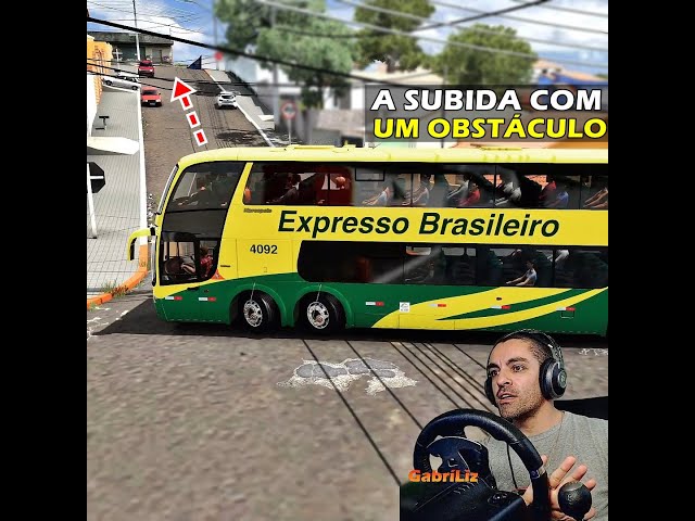 Subida com um obstáculo no meio da curva. #jogo #game #gamer #ets2 #eu