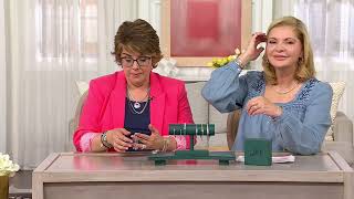 JAI Sterling Silver Gemstone Link Box Chain Bracelet on QVC