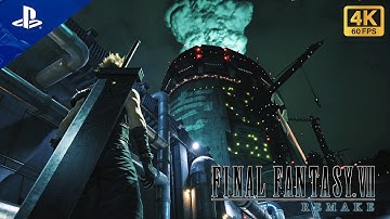 Final Fantasy 7: Remake | Part 1: Destruction Of Mako Reactor 1 - 100% 4K 60FPS Walkthrough