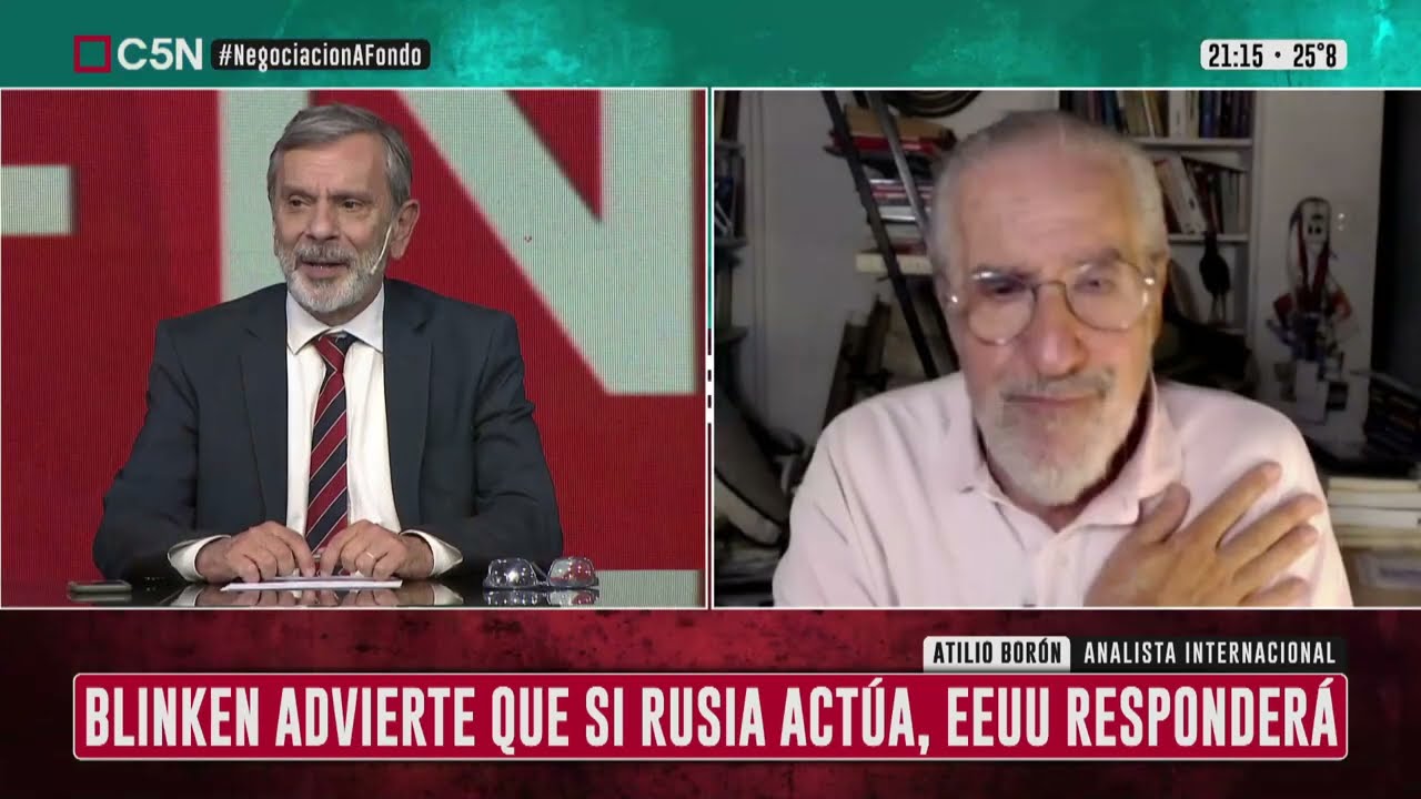 Atilio Borón y su análisis del conflicto Ucrania-Rusia