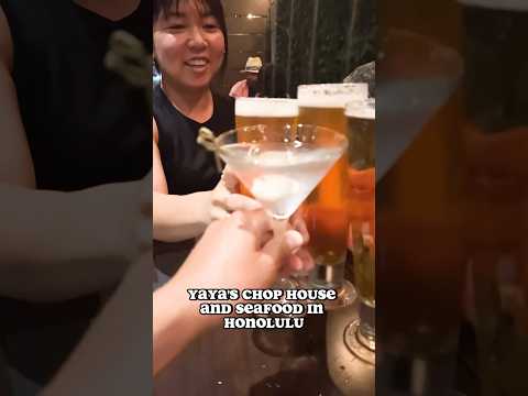 Happy Hour with My Nephew Chelsea in Honolulu