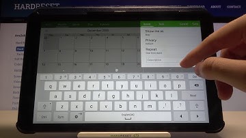 How to Add Event to Calendar on Samsung Galaxy Tab E - Create Reminder