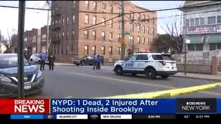 NYPD: 1 dead, 2 injured after shooting at Brooklyn apartment building