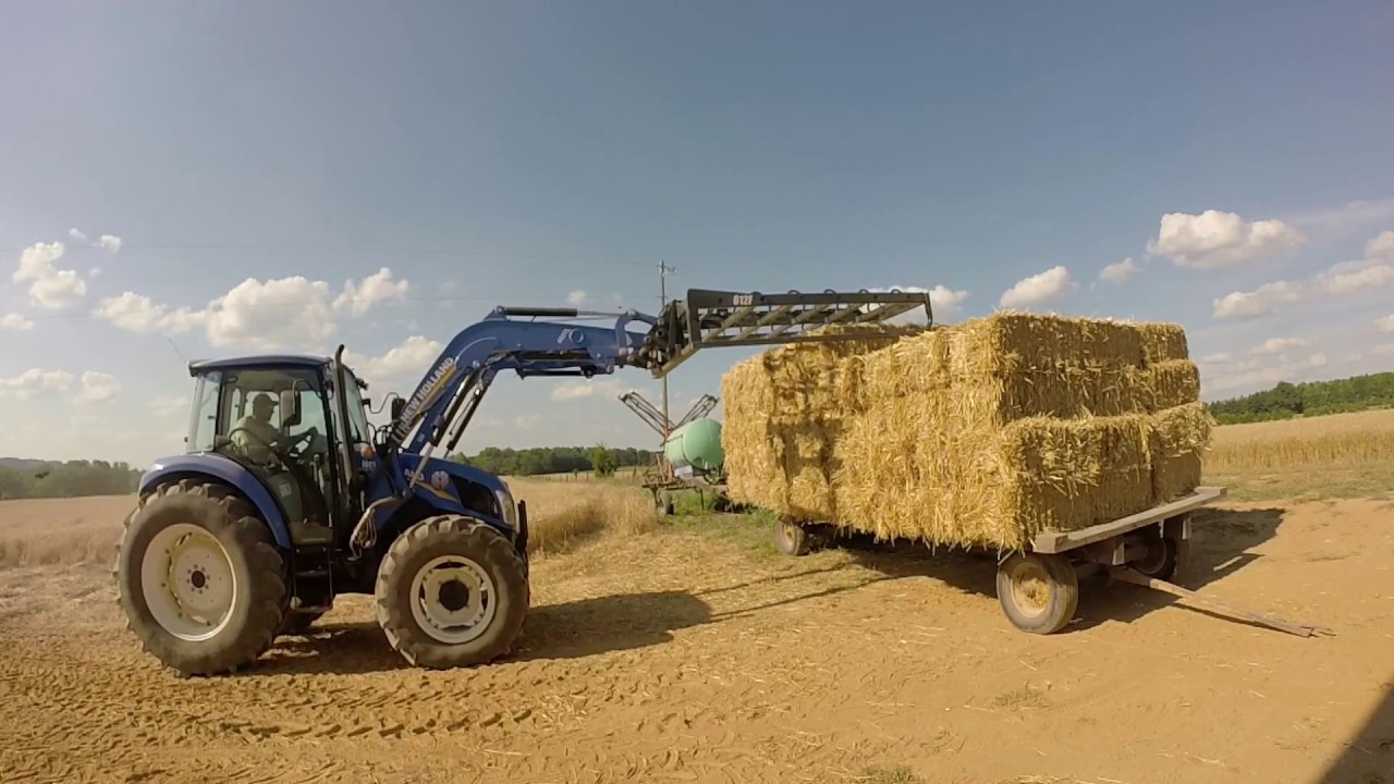unloading straw!! a music video