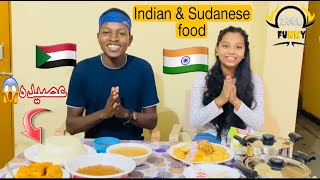 Trying Indian?? & Sudanese?? Food //Amazing Hyderabad food// // Zool Funny//