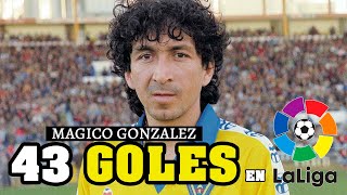 🇸🇻 Los 43 GOLES que MÁGICO GONZÁLEZ marcó en LA LIGA ESPAÑOLA 🇪🇸