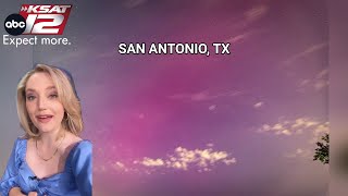 Northern Lights visible from San Antonio, Texas?!? Yep!!