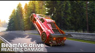 NURBURGRING Jump Compilation BUT With REALISTIC DAMAGE MODEL #10