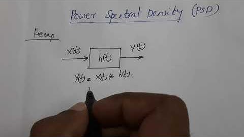 DClec10:Power Spectral Density (PSD)