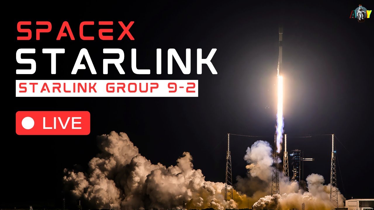 LIVE: SpaceX Starlink Group 9-2 Launch with Direct to Cell satellites from Vandenberg