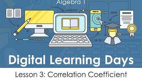 Lesson #3: Correlation Coefficient