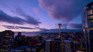 Seattle Sunset Time-lapse UHD