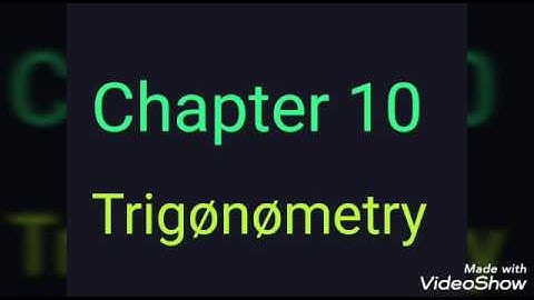 Class 10 || Mathematics|| Chapter 8 || Trigonometry|| Handwritten Notes .