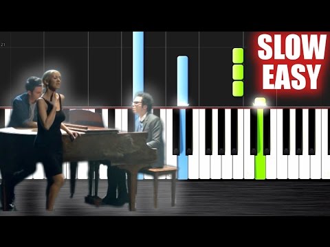 A Great Big World, Christina Aguilera - Say Something - SLOW EASY Piano Tutorial by PlutaX