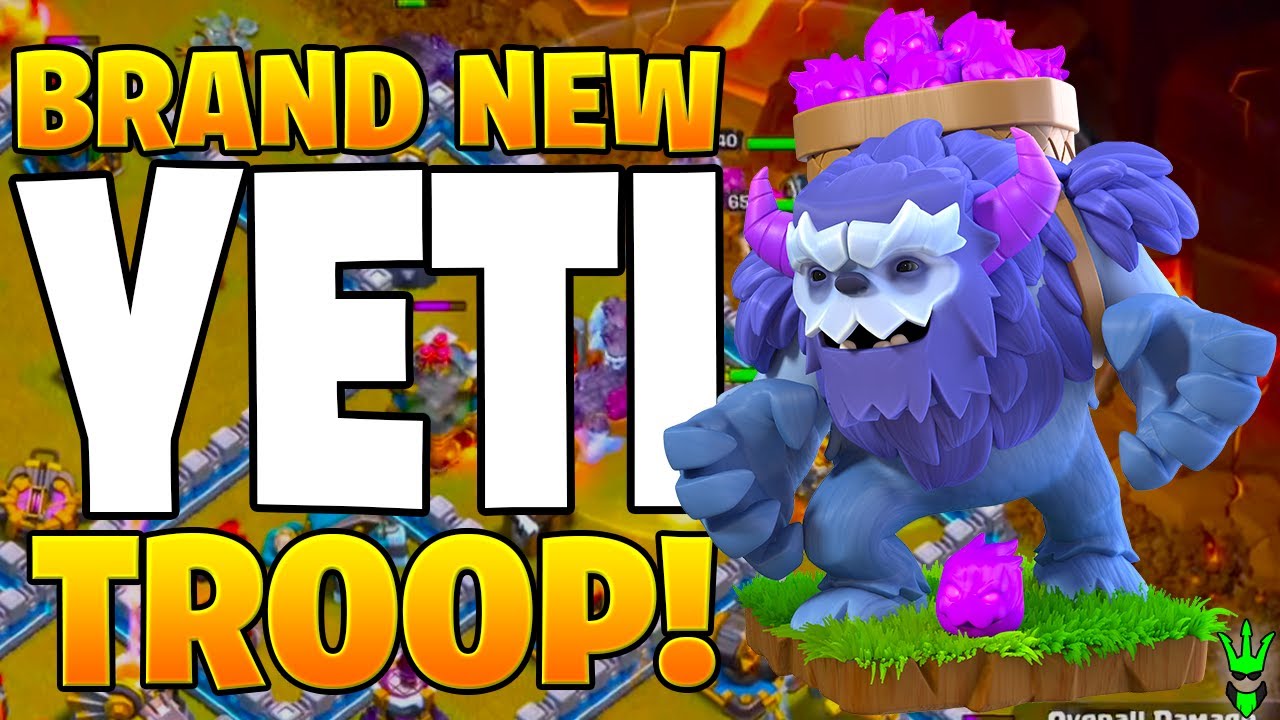 THE NEW YETI TROOP IS A BEAST! Clash of Clans YouTube
