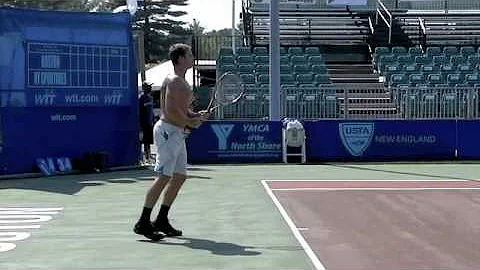 Jan Michael Gambill's two-handed forehand
