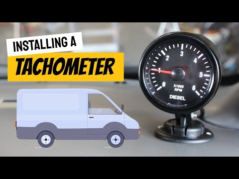Installing a Tachometer on the van - Mk5 Ford Transit