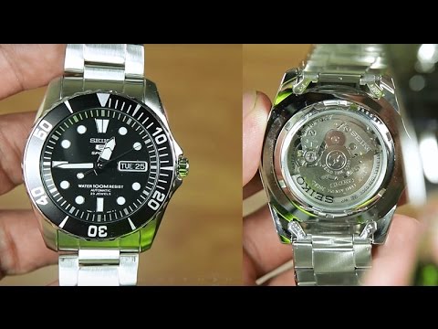 SEIKO 5 SNZF17 AUTOMATIC STAINLESS STEEL- UNBOXING