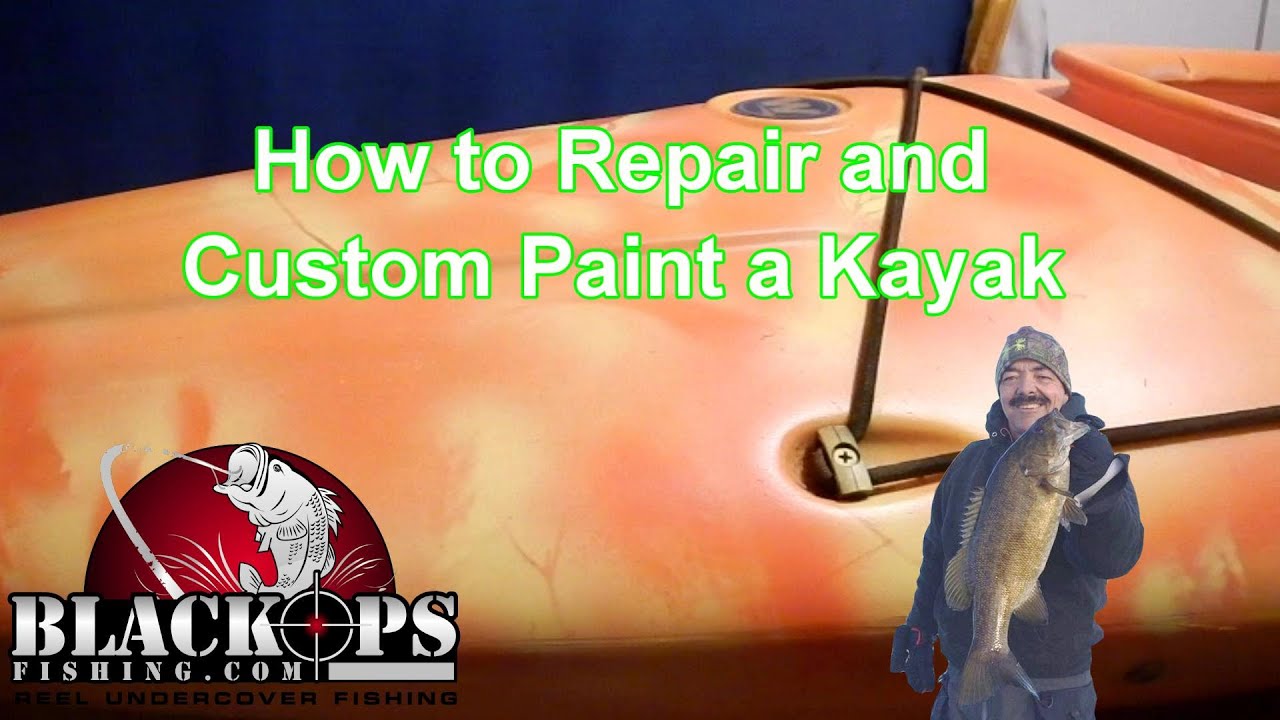 How to Properly Repair and Paint a Kayak - YouTube