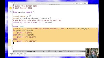 PSU CS 161 Intro Programming: Guess The Number