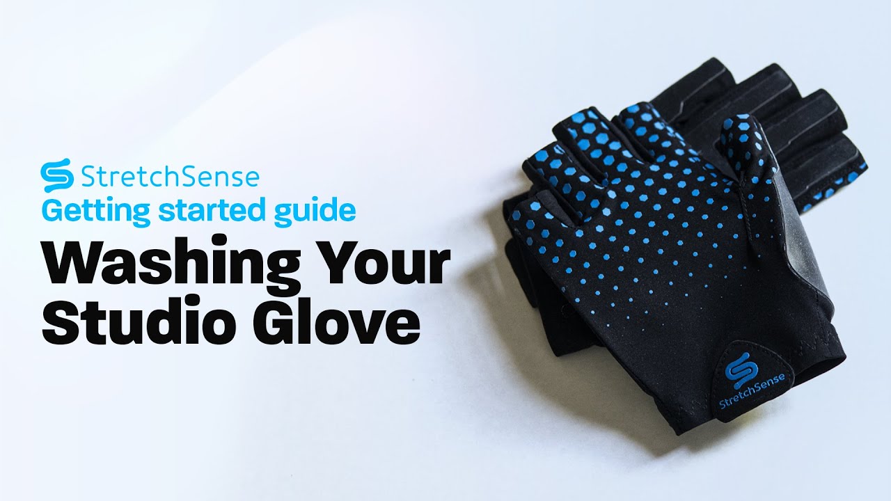 How to wash your StretchSense Studio Gloves - YouTube