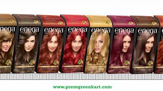 Enega Copper Red Creme Hair Color Box Packaging Size 120 ml