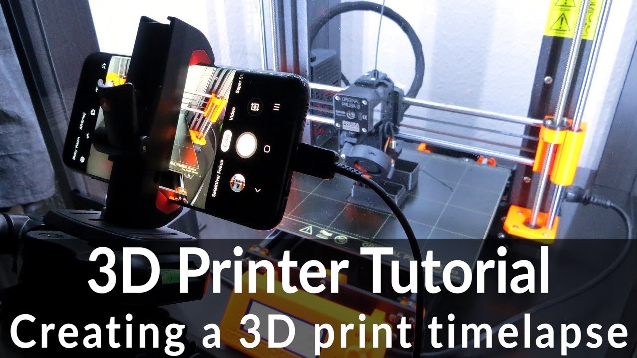 Time Lapses with your smartphone with any 3D printer - Function3D