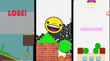 Color Block Builder vs Draw to Crash: Smash Angry Egg vs Hide Ball: Brain Teaser Game! ASMR Game!