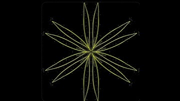 yellow 🟡 animation flower effect in 3d display background