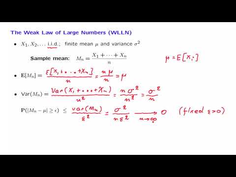Video: Kaj je šibek zakon velikih števil?