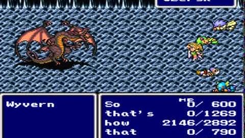 FFIV Rosa Solo No Items Part:20 Wyvern