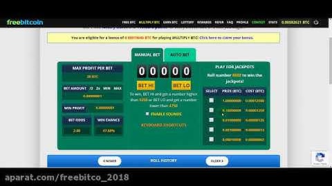 freeBitcoin.in 100%Working Scripts 50000 to Bet HI& Lo 5 Min
