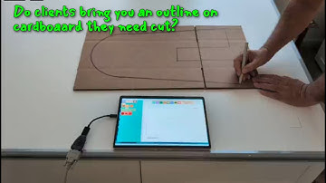 Do your clients bring you CNC patterns drawn on cardboard?