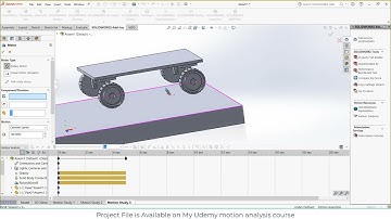 four wheeler motion analysis in Solidworks