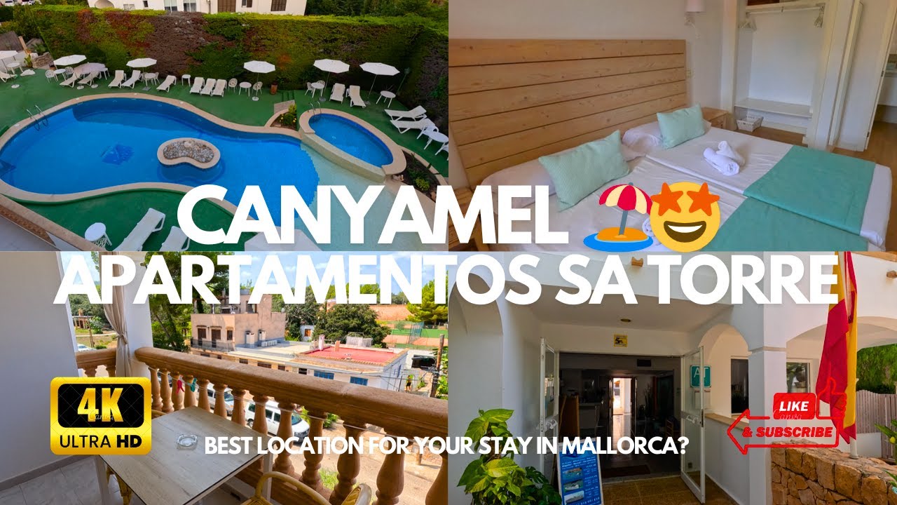 Canyamel - Mallorca 🤩🏖️ Apartamentos Sa Torre 😱 Best location for your stay in Mallorca?