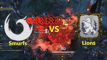 Smurfs Main VS. Lions - TW City Attack & Defense - Conqueror