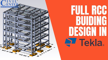 Tekla Structural Designer Tutorial || Complete RCC Building Design