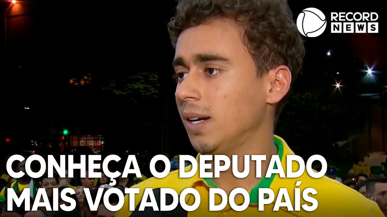 Nikolas Ferreira: saiba quem é o deputado federal mais votado do país