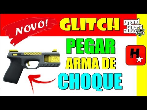 GTA V Glitch Liberar Arma de Choque no ONLINE *STUN GUN* Como