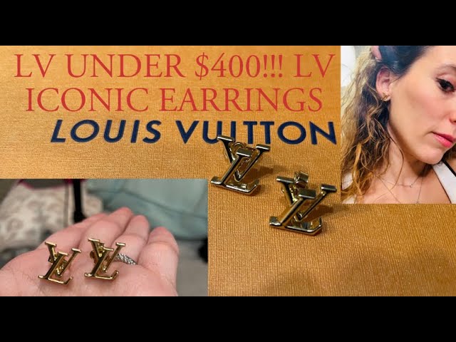 LV UNBOXING UNDER $400!!! LV ICONIC EARRINGS 