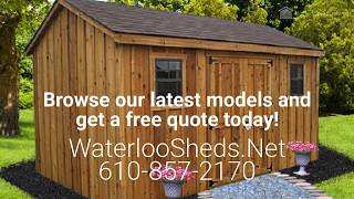 Waterloo Structures Amish Built Sheds Waterloo Structures Shed Build