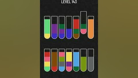 Water Sort Puzzle Level 143 | Level 143