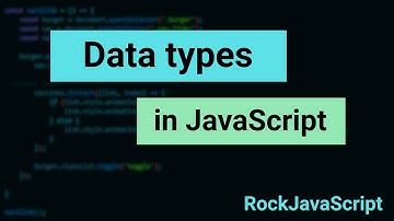 All 8 data types in js #javascript
