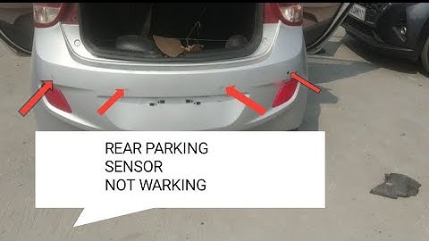 parking sensor not warking || car ultrasonic parking sensor not ||warking !! reverse parking gear
