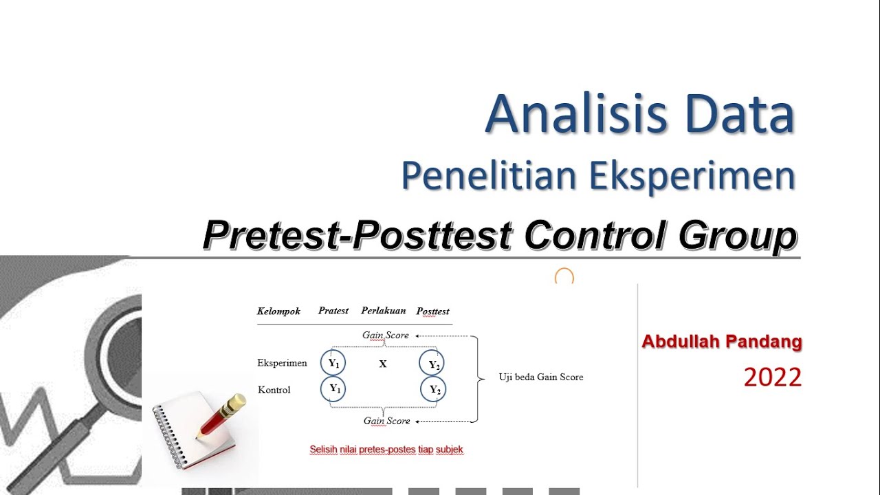 Analisis Data Penelitian Eksperimen Desain Pretest Postest Control Analisis Data Penelitian Eksperimen Desain Pretest Postest Control