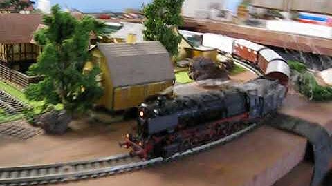 Crazy video of my model train BR 44